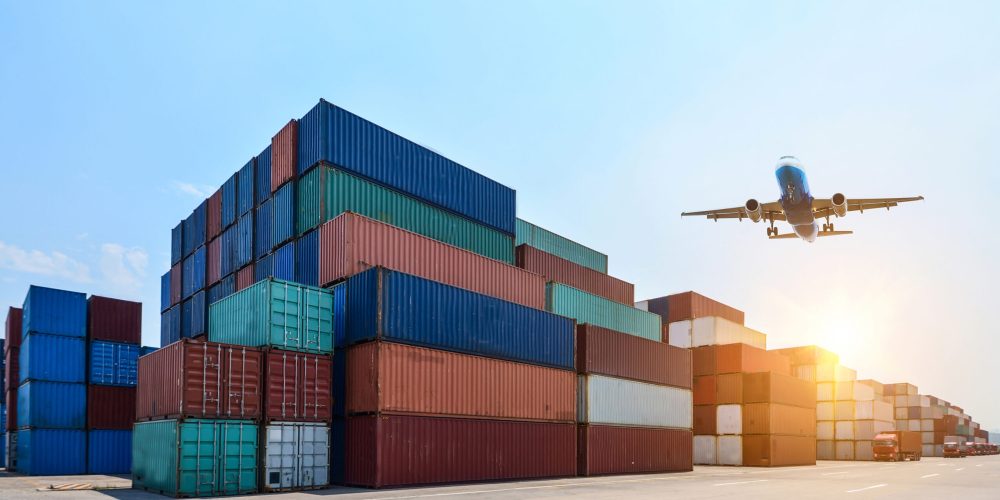 Industrial port and container yard